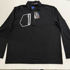 Polo Ralph Lauren® - RLX Long-Sleeve Brushed Back Tech Jersey 1/2 Zip Pullover